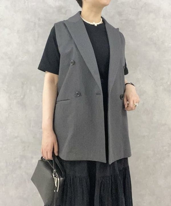 もり ともみさんの「BEAMS WOMEN｜GIANNI CHIARINI / ALIFA レザーショルダーバッグ S」を使ったコーディネート