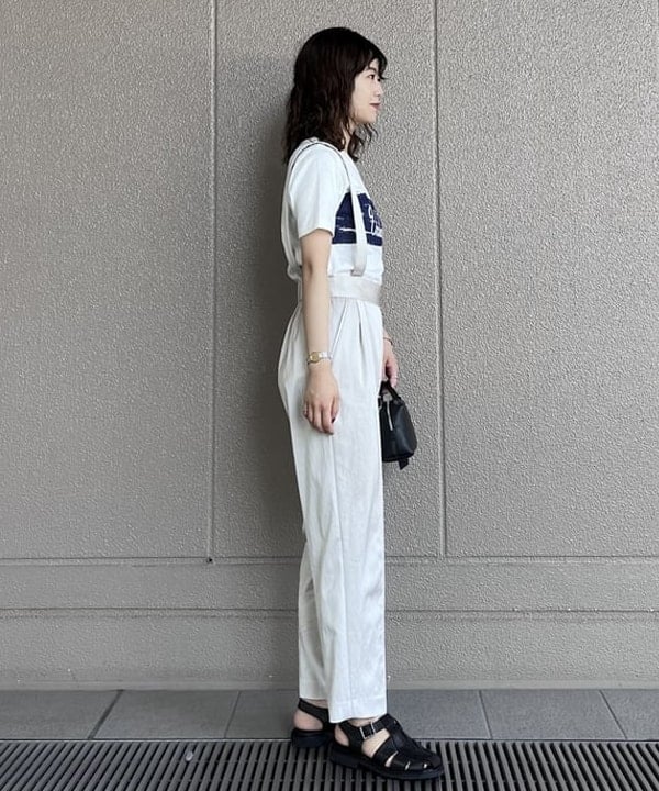 蒲原 捺美さんの「BEAMS WOMEN｜GIANNI CHIARINI / ALIFA レザーショルダーバッグ S」を使ったコーディネート