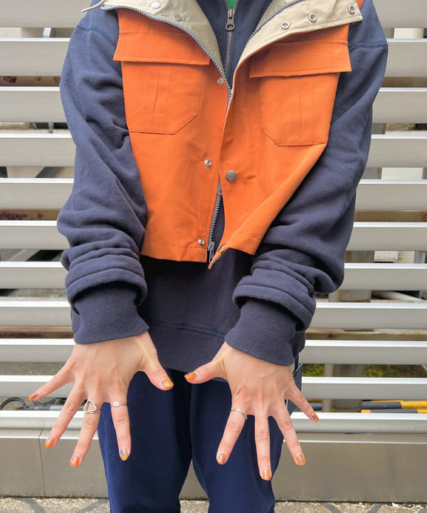 朱華さんの「BEAMS WOMEN｜Healthknit &times; BEAMS BOY / ワッフル ボーダー Tシャツ」を使ったコーディネート