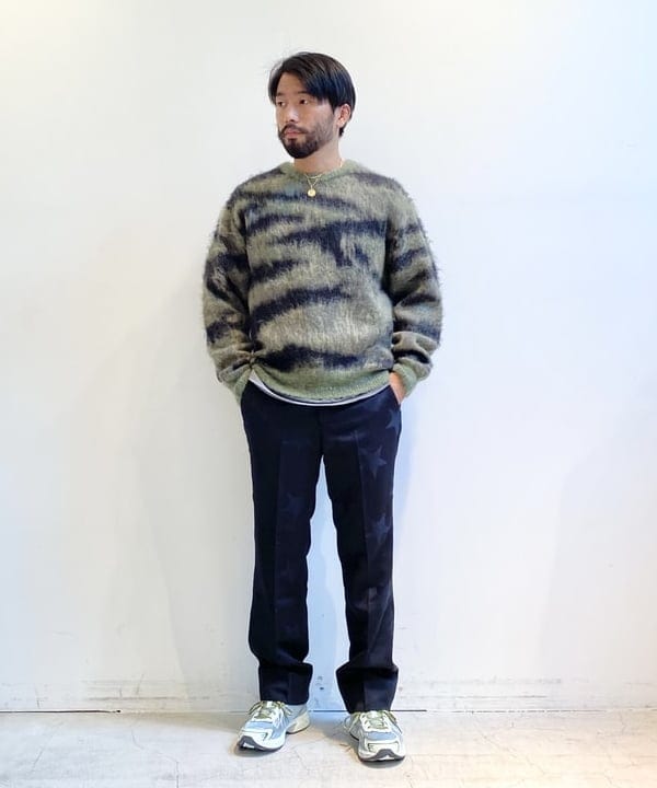 ANTI VINTAGE / JQD SHAGGY CREWNECK KNIT-