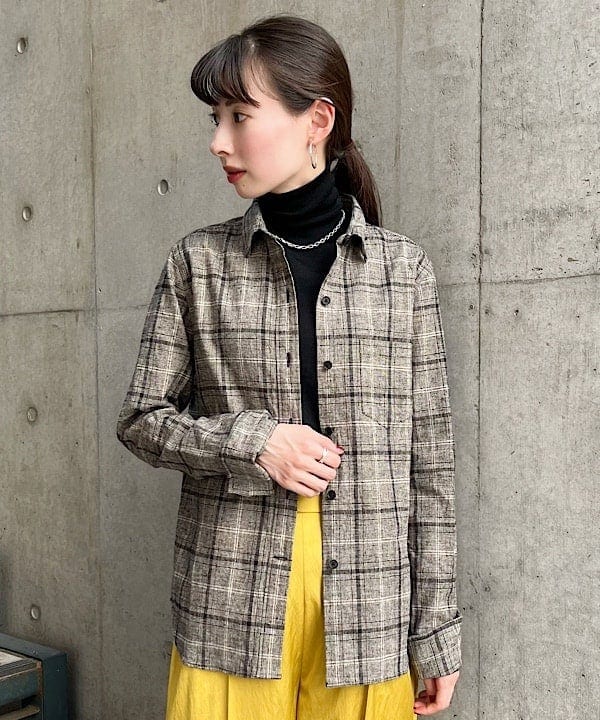 shibataさんの「BEAMS WOMEN｜PHILIPPE AUDIBERT × Demi-Luxe BEAMS / 別注 Millie ネックレス シルバー」を使ったコーディネート