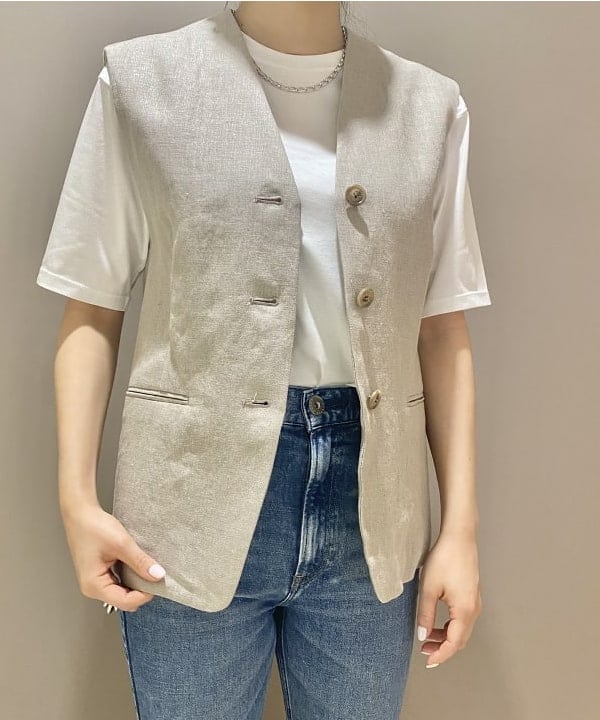 こてさんの「BEAMS WOMEN｜GIANNI CHIARINI / ALIFA レザーショルダーバッグ S」を使ったコーディネート