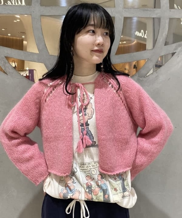 め　め　こさんの「BEAMS WOMEN｜FUJIN TREE × maturely / Fringe Chinese Shose」を使ったコーディネート