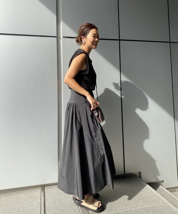 【最新作100%新品】Demi-Luxe BEAMS / ヨーク ギャザースカート スカート