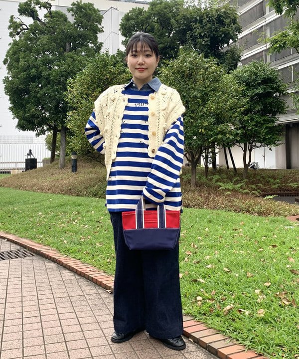 木下 季萠さんの「BEAMS WOMEN｜【別注】BUZZ RICKSON'S / シャンブレー ロングスリーブ シャツ」を使ったコーディネート