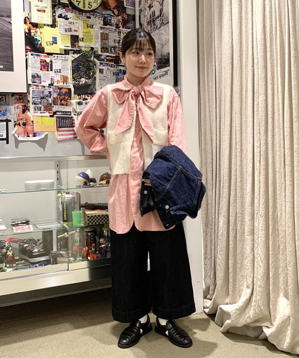 木下 季萠さんの「BEAMS WOMEN｜orSlow × BEAMS BOY / 別注 Monroe Jacket Special」を使ったコーディネート