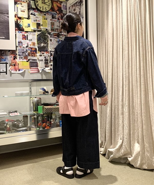 木下 季萠さんの「BEAMS WOMEN｜orSlow × BEAMS BOY / 別注 Monroe Jacket Special」を使ったコーディネート