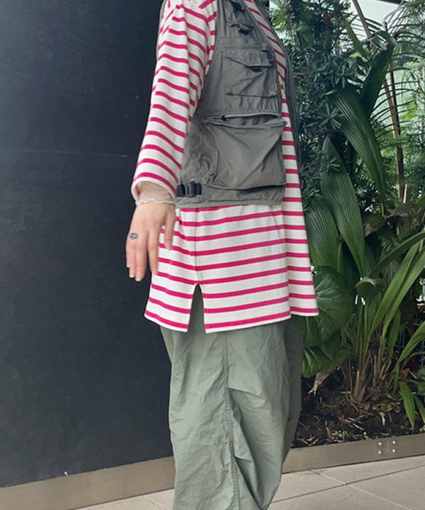 ちかたいらさんの「BEAMS WOMEN｜BEAMS BOY / US ARMY オーバー パンツ」を使ったコーディネート