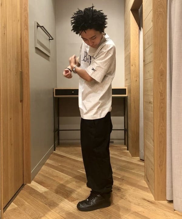 森末　瑞騎さんの「BEAMS WOMEN｜2 Pleats Twill」を使ったコーディネート