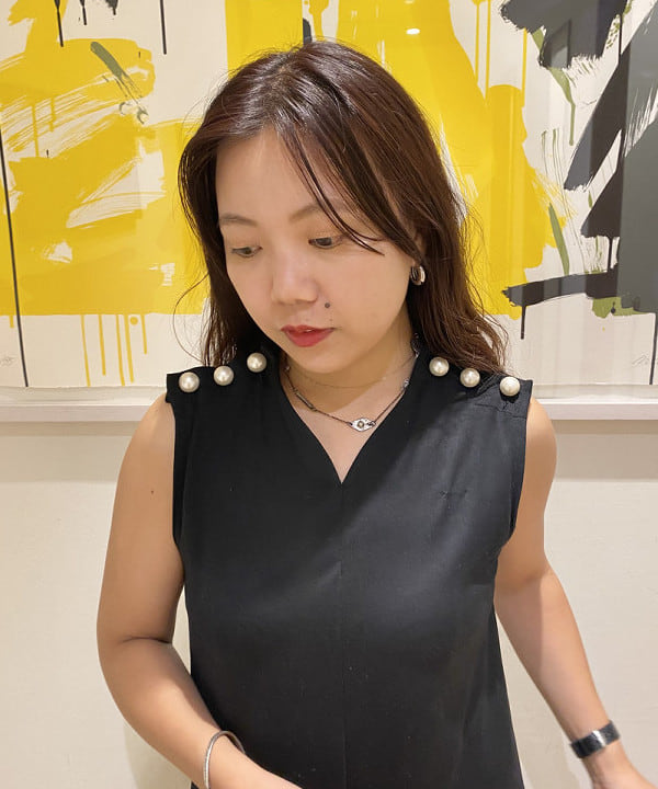 谷坊 ひかるさんの「BEAMS WOMEN｜Ray BEAMS / シャーリング パンプス」を使ったコーディネート