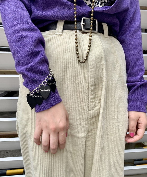 ナツハさんの「BEAMS WOMEN｜BEAMS BOY / 25mm WASH ベルト」を使ったコーディネート