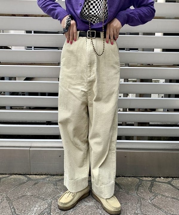 ナツハさんの「BEAMS WOMEN｜BEAMS BOY / 25mm WASH ベルト」を使ったコーディネート