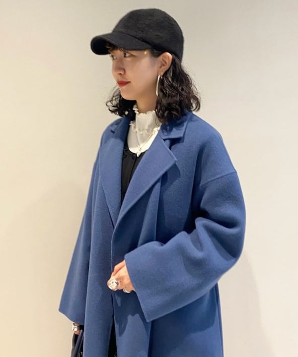 マツド ユメカさんの「BEAMS WOMEN｜ランダム リブ メロー ハイネック カットソー」を使ったコーディネート