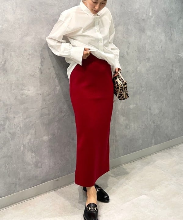 越智 里美さんの「BEAMS WOMEN｜Demi-Luxe BEAMS / パール イヤリング」を使ったコーディネート