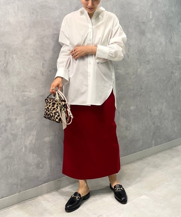 越智 里美さんの「BEAMS WOMEN｜Demi-Luxe BEAMS / パール イヤリング」を使ったコーディネート