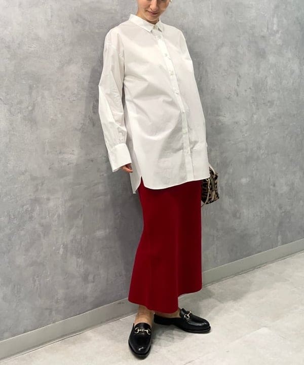 越智 里美さんの「BEAMS WOMEN｜Demi-Luxe BEAMS / パール イヤリング」を使ったコーディネート