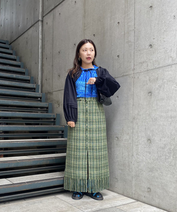 谷坊 ひかるさんの「BEAMS WOMEN｜Ray BEAMS / グリッター ラメ ソックス」を使ったコーディネート
