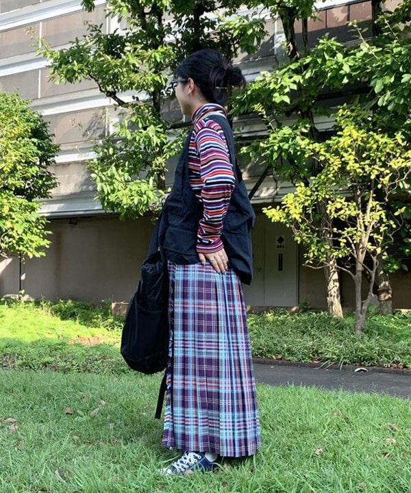 木下 季萠さんの「BEAMS WOMEN｜BEAMS BOY / 樹脂 パール ロング ネックレス」を使ったコーディネート