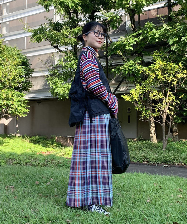 木下 季萠さんの「BEAMS WOMEN｜BEAMS BOY / 樹脂 パール ロング ネックレス」を使ったコーディネート