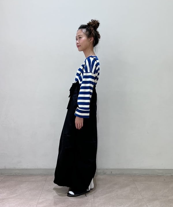 清水 彩乃さんの「BEAMS WOMEN｜1/2ソリッド リブ ソックス」を使ったコーディネート