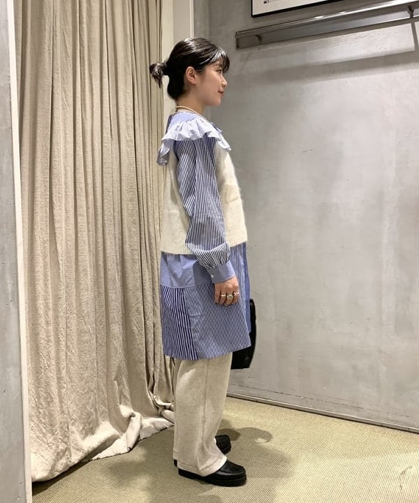 木下 季萠さんの「BEAMS WOMEN｜BEAMS BOY / 樹脂 パール ロング ネックレス」を使ったコーディネート