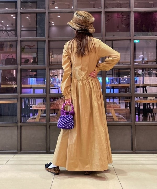 りかちょび/岸本梨佳さんの「BEAMS WOMEN｜SEPTEMBER MOON / リボン バレエシューズ レオパード」を使ったコーディネート