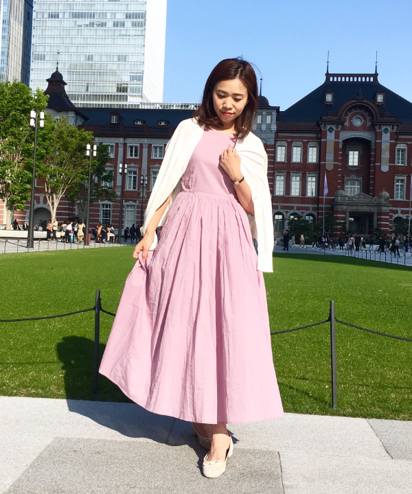 MARIHA 夏のレディのドレス ライラック MARIHA マリハ 夏のレディの