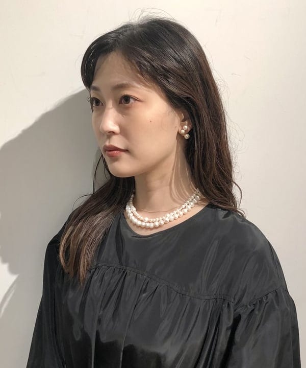 pinさんの「BEAMS WOMEN｜jour couture / Dimple.03 パールネックレス」を使ったコーディネート