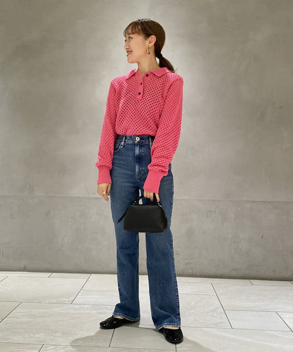 大浦 栞さんの「BEAMS WOMEN｜GIANNI CHIARINI / ALIFA レザーショルダーバッグ S」を使ったコーディネート
