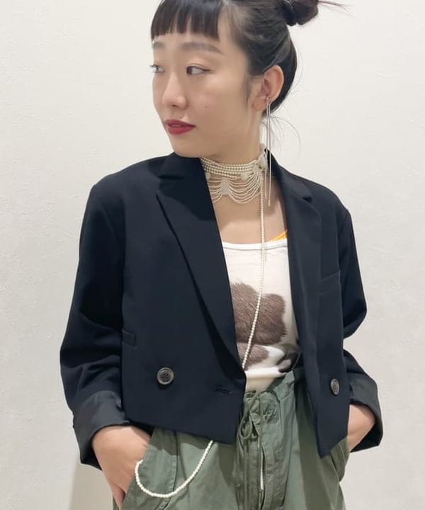 ハルキ　モモナさんの「BEAMS WOMEN｜BEAMS BOY / US ARMY オーバー パンツ」を使ったコーディネート