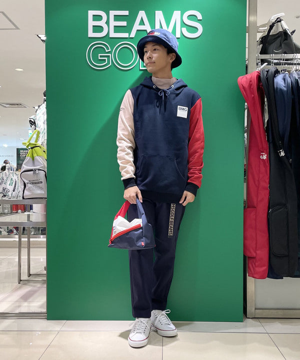 BEAMS GOLF ORANGE LABEL クレイジーパターン フーディー - ウエア