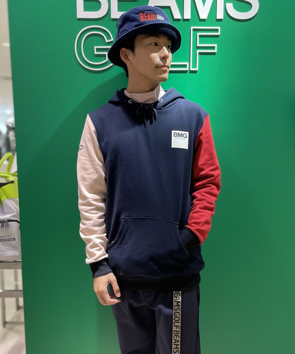 BEAMS GOLF ORANGE LABEL クレイジーパターン フーディー-