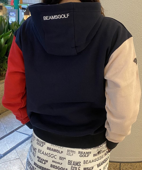 BEAMS GOLF ORANGE LABEL クレイジーパターン フーディー - ウエア