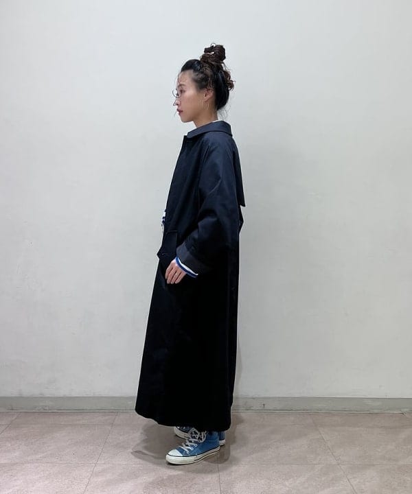 清水 彩乃さんの「BEAMS WOMEN｜ナバルボーダー ビッグ ボートネック カットソー」を使ったコーディネート