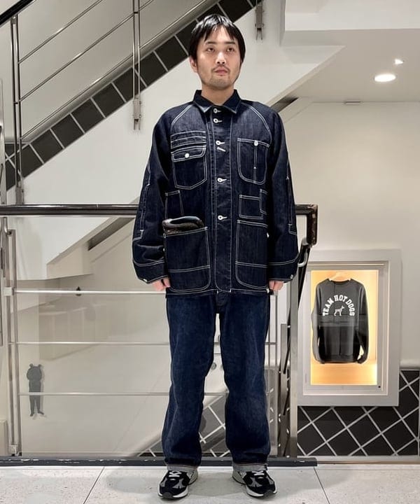 BEAMS カバーオール デニムジャケット jacket ssz Sサイズ - Gジャン