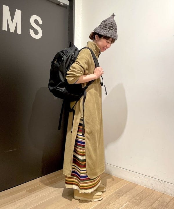 みかみさんの「BEAMS WOMEN｜BEAMS BOY / 天竺 無地 ボートネック 7分」を使ったコーディネート