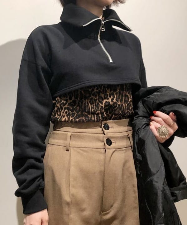 ハルカさんの「BEAMS WOMEN｜キルティング ノーカラー ブルゾン」を使ったコーディネート