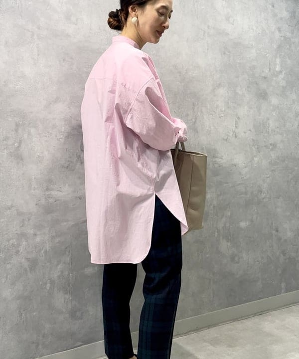 越智 里美さんの「BEAMS WOMEN｜YOUNG&OLSEN / レザートートバッグ M」を使ったコーディネート