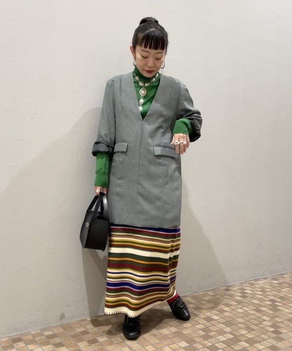 ハルキ　モモナさんの「BEAMS WOMEN｜Ray BEAMS / フラップ バッグ」を使ったコーディネート