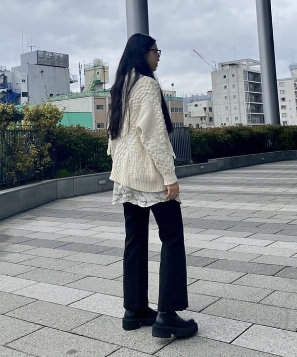 ayaさんの「BEAMS WOMEN｜noeyedia / メガネ &rdquo;NE-430&rdquo;」を使ったコーディネート