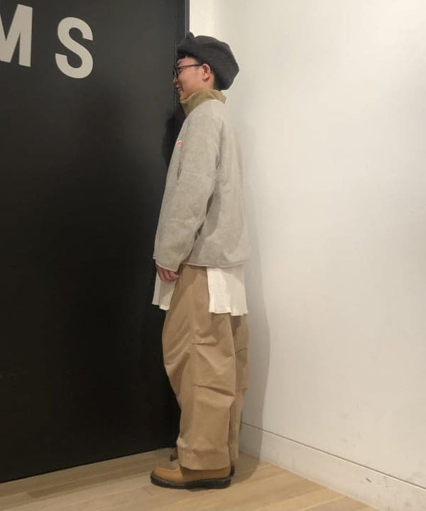 土田 達也さんの「BEAMS WOMEN｜DANTON / FLEECE COLLARLESS JACKET」を使ったコーディネート