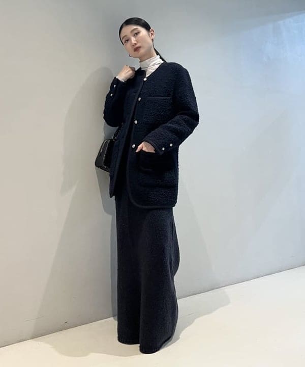 隈元 楓さんの「BEAMS WOMEN｜TOFF&LOADSTONE / ジョリー ミニボストン ショルダーバッグ」を使ったコーディネート