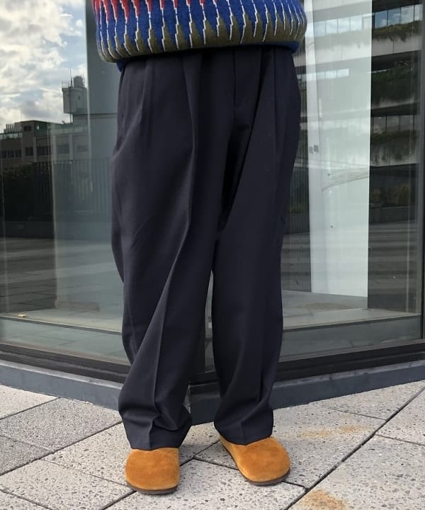 BEAMS / 5G ジャガード イージー クルーネック ニット