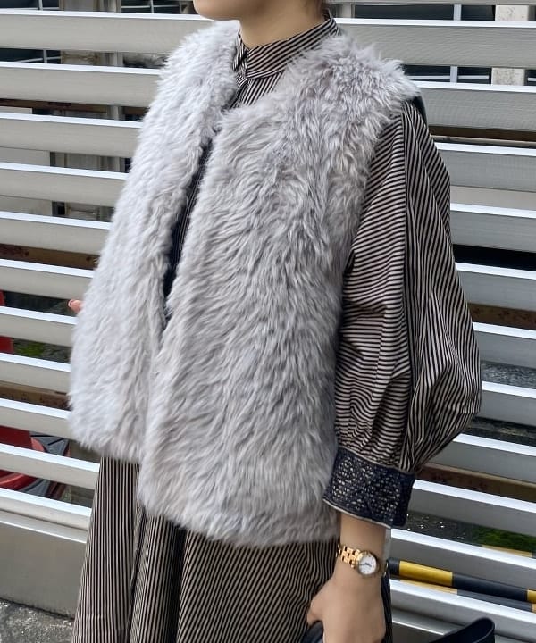 SAKAIさんの「BEAMS WOMEN｜YOUNG&OLSEN / レザートートバッグ M」を使ったコーディネート