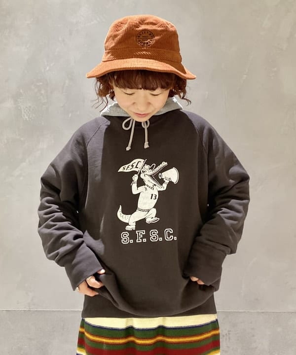 原口 愛さんの「BEAMS WOMEN｜Healthknit × BEAMS BOY / ワッフル プルオーバー パーカ」を使ったコーディネート