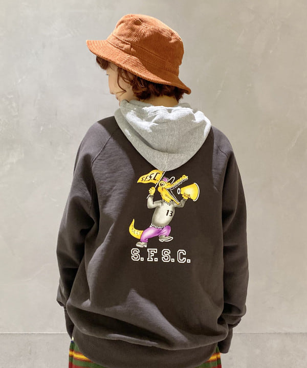 原口 愛さんの「BEAMS WOMEN｜Healthknit × BEAMS BOY / ワッフル プルオーバー パーカ」を使ったコーディネート
