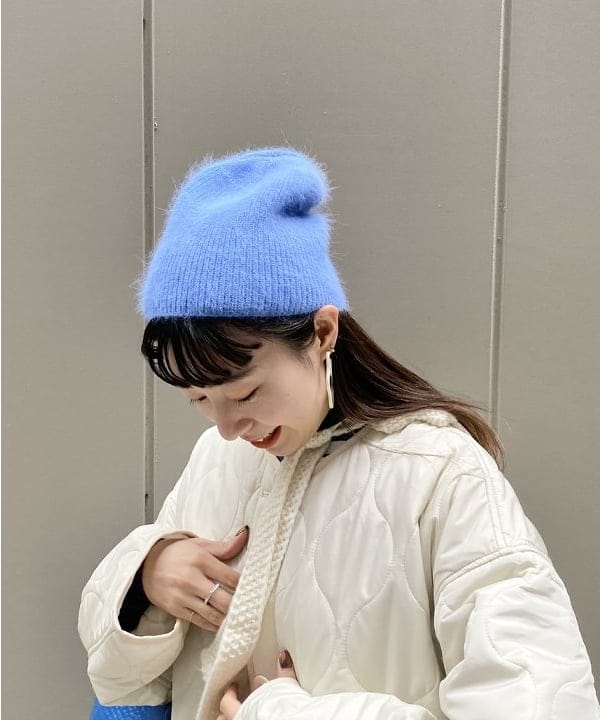 庭野 優紀さんの「BEAMS WOMEN｜キルティング ノーカラー ブルゾン」を使ったコーディネート