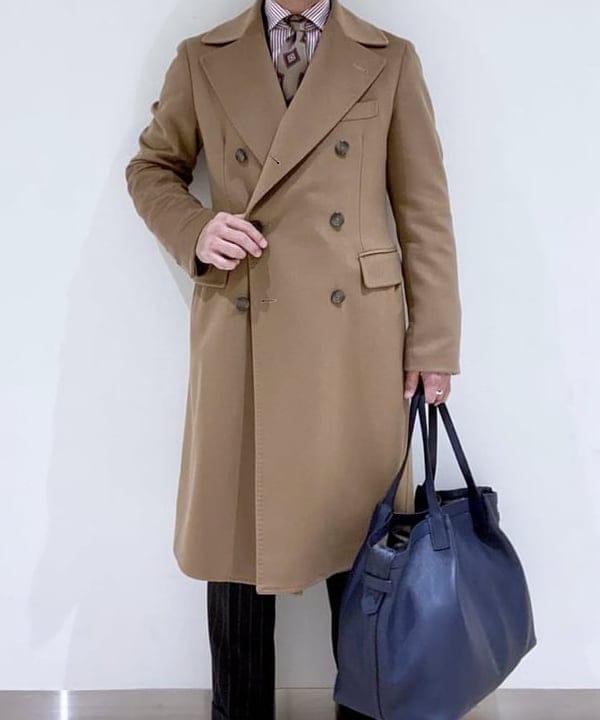 <極美品>TAGLIATORE×ブリッラRICH ブラウン ダブルポロコート44 極美品>TAGLIATORE×ブリッラRICH ブラウン ダブルポロコート44