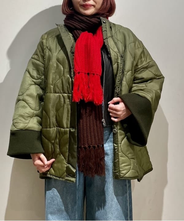 葛岡 七海さんの「BEAMS WOMEN｜Ray BEAMS / ギャザー ボリューム スリーブ Tシャツ」を使ったコーディネート