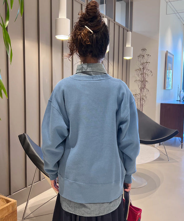 清水 彩乃さんの「BEAMS WOMEN｜【別注】BUZZ RICKSON'S / シャンブレー ロングスリーブ シャツ」を使ったコーディネート